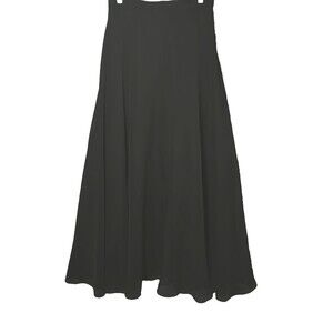 Black Chiffon Maxi Skirt Size 6-8 Lined Cute Goth Castle Witchy Special Event